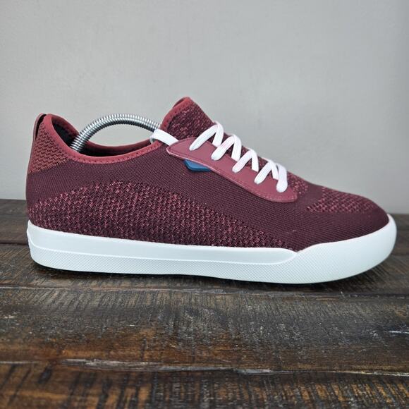 Vessi Weekend 1.5 Mens Size 10 Waterproof Shoes Sneakers Mahogany Red White main image 8